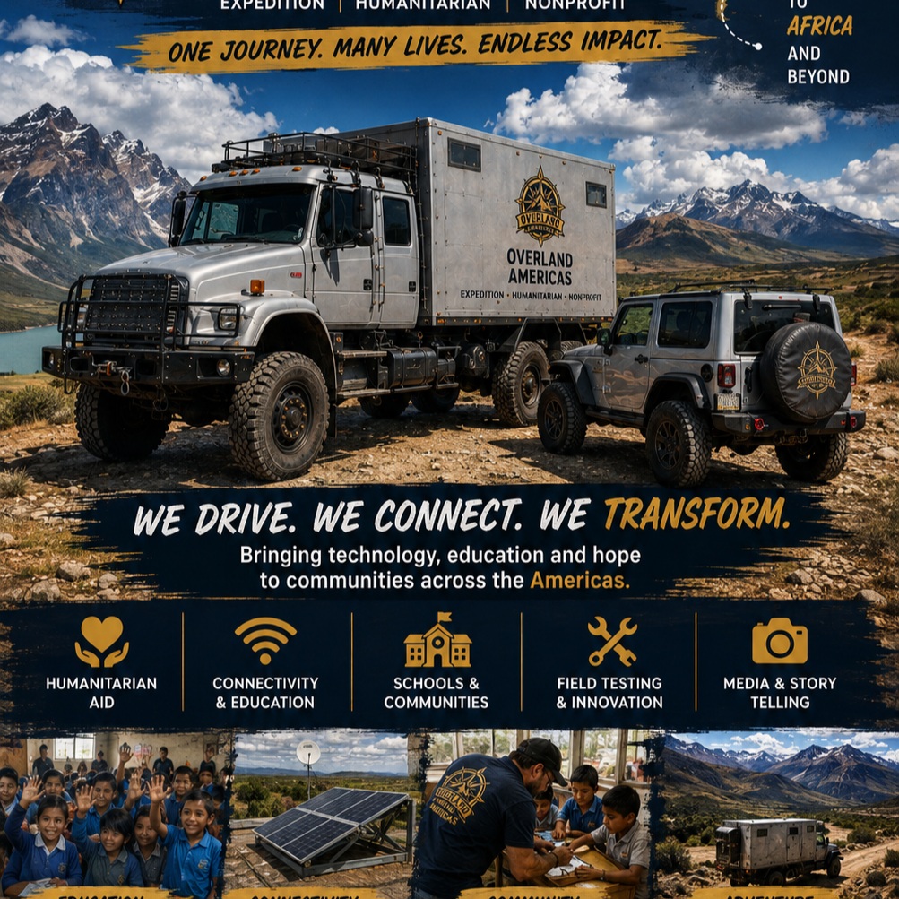 Overland Americas humanitarian mission overview